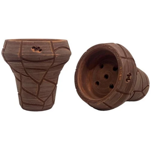 Чаша Глиняна 2x2 Bomb Classic Brown (Коричневий) купить