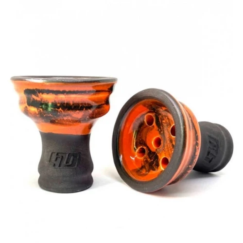 Чаша Глиняная 420 Bowls Uranum Volcano Baby (Оранжевый С Черным) купить