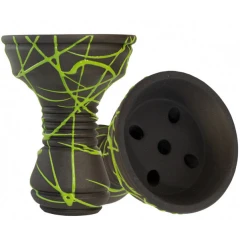 Чаша Глиняна Gusto Bowls Killa Bowl Black Glaze (Зелений) купить