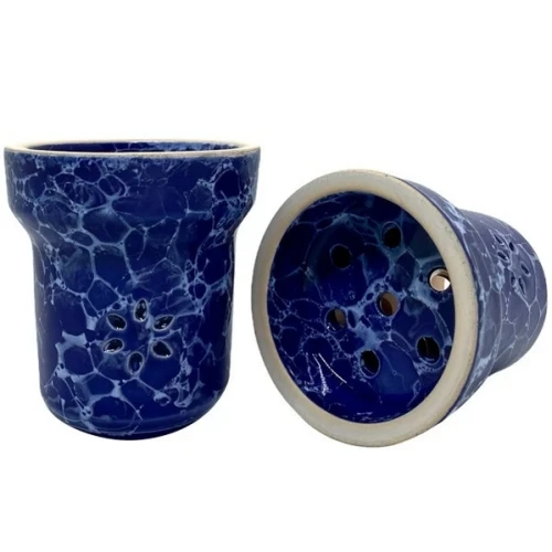 Чаша Глиняна Solaris Classic Eva Blue White (Синьо-Білий) купить