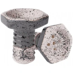 Чаша Глиняная Stealler Bolt Gray Stone (Белый С Серым) купить