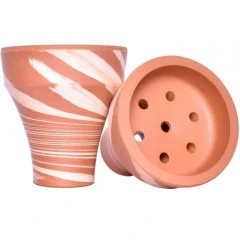 Чаша Глиняная The-Bowls ERA Cone (Оранжево-Белый) купить
