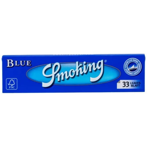 Бумага Для Самокруток Smoking Blue King Size 33 купить