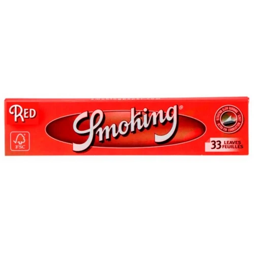 Бумага Для Самокруток Smoking Red King Size 33 купить