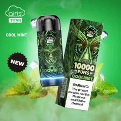 Одноразова Електронна Сигарета Airis Titan Cool Mint (М'ята) (10000 Затяжок) купить