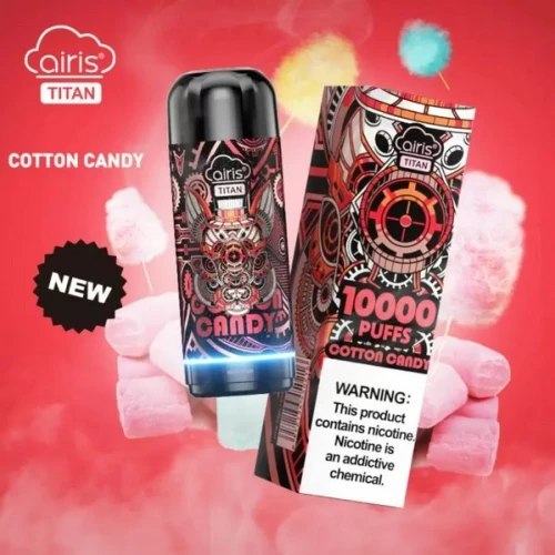 Одноразовая Электронная Сигарета Airis Titan Cotton Candy (Сахарная Вата) (10000 Затяжек) купить