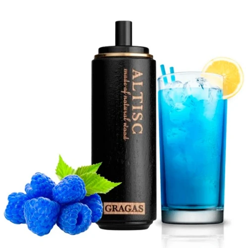Одноразова Електронна Сигарета Altisc Gragas Blue Razz (Блакитна Малина) (7000 Затяжок) купить