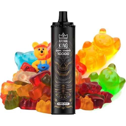 Одноразовая Электронная Сигарета Aroma King Dark Knight Gummy Bear (Гамми Мишка) (10000 Затяжек) купить