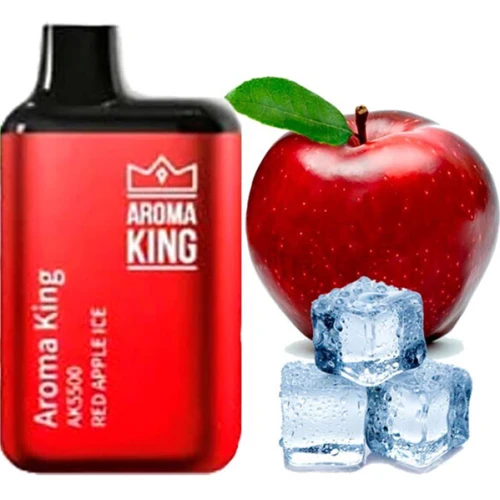 Одноразова Електронна Сигарета Aroma King Red Apple (Червоне Яблуко) (5500 Затяжок) купить