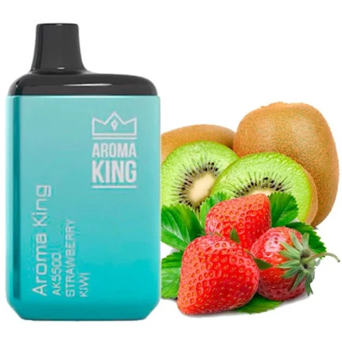 Одноразовая Электронная Сигарета Aroma King Strawberry Kiwi (Клубника Киви) (5500 Затяжек) купить