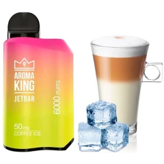 Одноразовая Электронная Сигарета Aroma King Jetbar Coffee Ice (Кофе Лёд) (6000 Затяжек) купить
