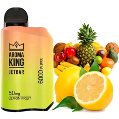 Одноразовая Электронная Сигарета Aroma King Jetbar Lemon Fruit (Лимон Фрут) (6000 Затяжек) купить