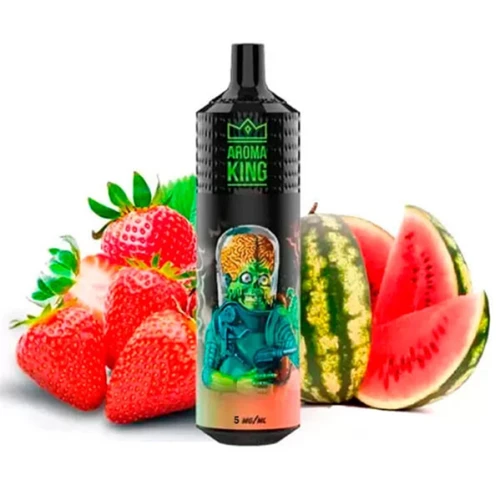 Одноразовая Электронная Сигарета Aroma King Mars Strawberry Watermelon (Клубника Арбуз) (9000 Затяжек) купить