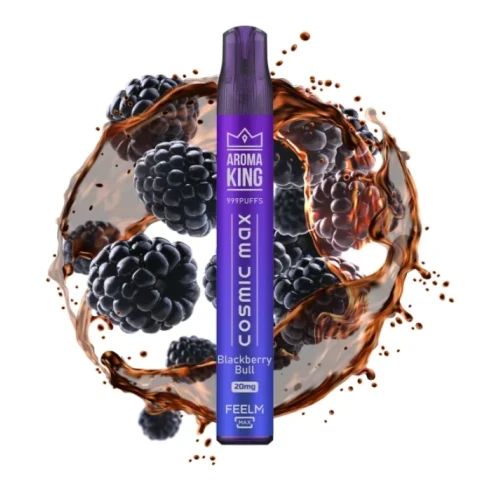 Одноразовая Электронная Сигарета Aroma King Cosmic Max Blackberry Bull (Ежевика Булл) (999 Затяжек) купить