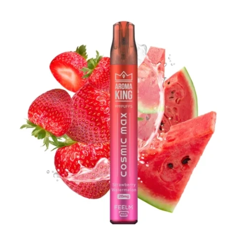 Одноразовая Электронная Сигарета Aroma King Cosmic Max Strawberry Watermelon (Клубника Арбуз) (999 Затяжек) купить