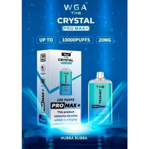 Одноразовая Электронная Сигарета Crystal Pro Max Hubba Bubba (Хубба Бубба) (10000 Затяжек) купить