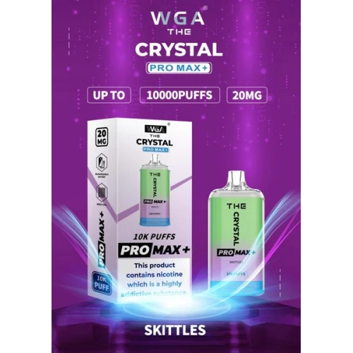 Одноразова Електронна Сигарета Crystal Pro Max Skittles (Скіттлс) (10000 Затяжок) купить