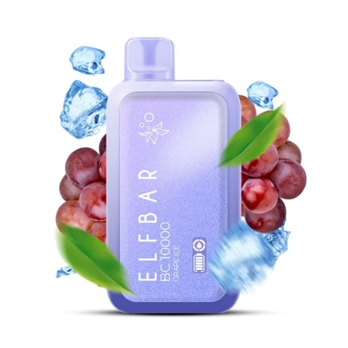 Одноразова Електронна Сигарета Elf Bar BC Grape Ice (Виноград Лід) (10000 Затяжок) купить
