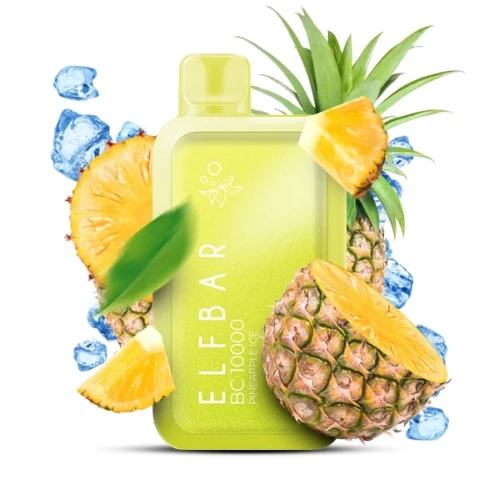 Одноразовая Электронная Сигарета Elf Bar BC Pineapple Ice (Ананас Лёд) (10000 Затяжек) купить
