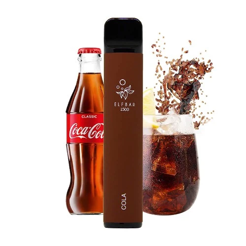 Одноразова Електронна Сигарета Elf Bar Cola (Кола) (1500 Затяжок) купить