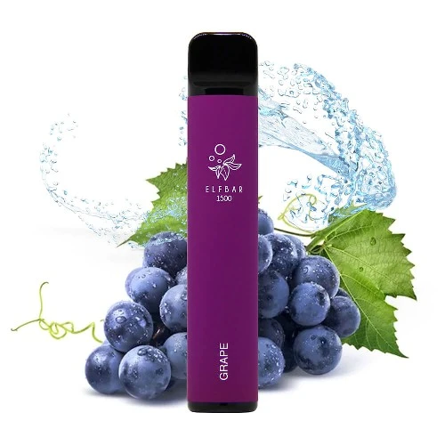 Одноразова Електронна Сигарета Elf Bar Grape (Виноград) (1500 Затяжок) купить