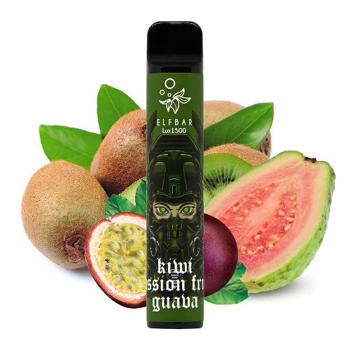 Одноразовая Электронная Сигарета Elf Bar Lux Kiwi Passion Fruit Guava (Киви Маракуйя Гуава) (1500 Затяжек) купить