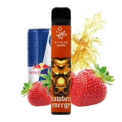 Одноразовая Электронная Сигарета Elf Bar Lux Strawberry Energy (Клубничный Энергетик) (1500 Затяжек)