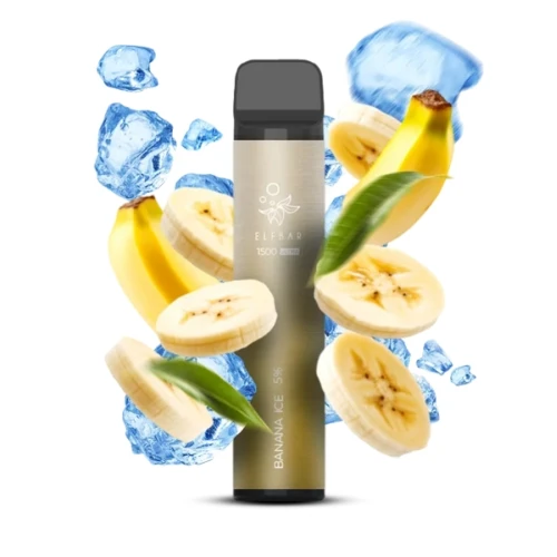 Одноразова Електронна Сигарета Elf Bar Ultra Banana Ice (Банан Лід) (1500 Затяжок) купить