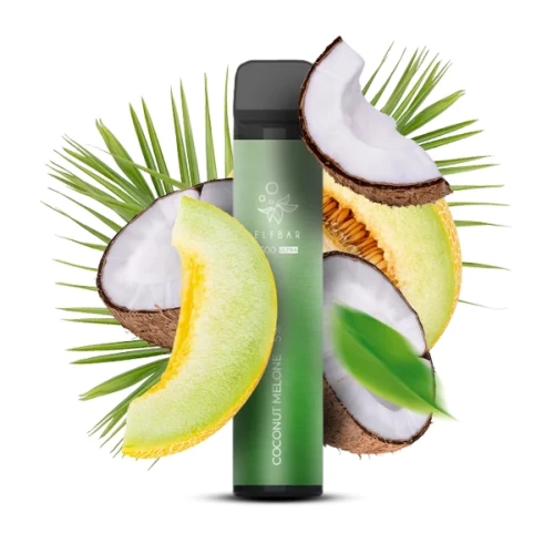 Одноразовая Электронная Сигарета Elf Bar Ultra Coconut Melon (Кокос Дыня) (1500 Затяжек) купить