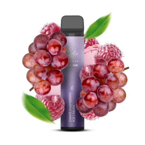 Одноразова Електронна Сигарета Elf Bar Ultra Grape Raspberry Ice Cream (Виноград Малина Морозиво) (1500 Затяжок) купить
