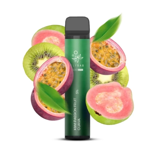 Одноразова Електронна Сигарета Elf Bar Ultra Kiwi Passion Fruit Guava (Ківі Маракуя Гуава) (1500 Затяжок) купить