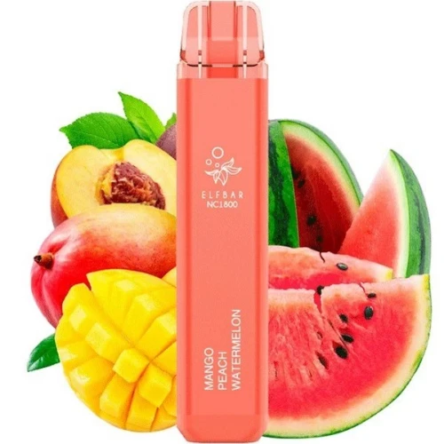 Одноразова Електронна Сигарета Elf Bar NC Mango Peach Watermelon (Манго Персик Кавун) (1800 Затяжок) купить