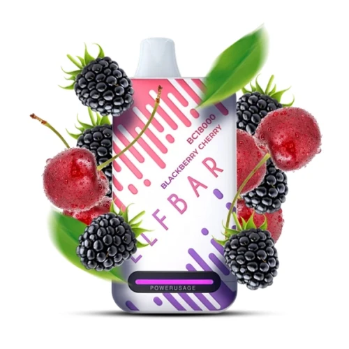 Одноразова Електронна Сигарета Elf Bar BC Blackberry Cherry (Ожина Вишня) (18000 Затяжок) купить