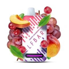 Одноразовая Электронная Сигарета Elf Bar BC Grape Cranberry Peach (Виноград Клюква Персик) (18000 Затяжек) купить