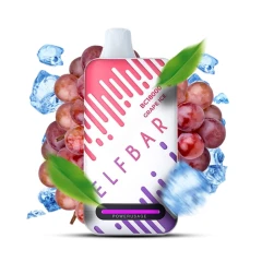 Одноразовая Электронная Сигарета Elf Bar BC Grape Ice (Виноград Лёд) (18000 Затяжек) купить