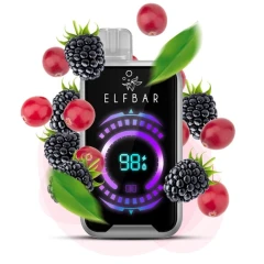 Одноразовая Электронная Сигарета Elf Bar FS Blackberry Cranberry (Ежевика Клюква) (18000 Затяжек) купить