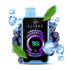 Одноразовая Электронная Сигарета Elf Bar FS Blueberry Ice (Черника Лёд) (18000 Затяжек) купить