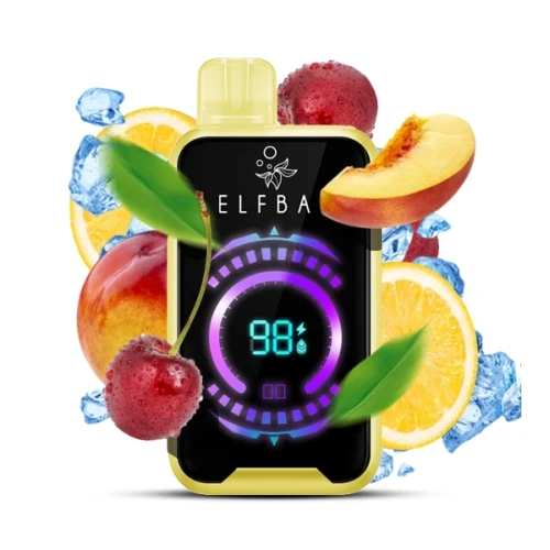 Одноразова Електронна Сигарета Elf Bar FS Cherry Peach Lemon (Вишня Персик Лимон) (18000 Затяжок) купить