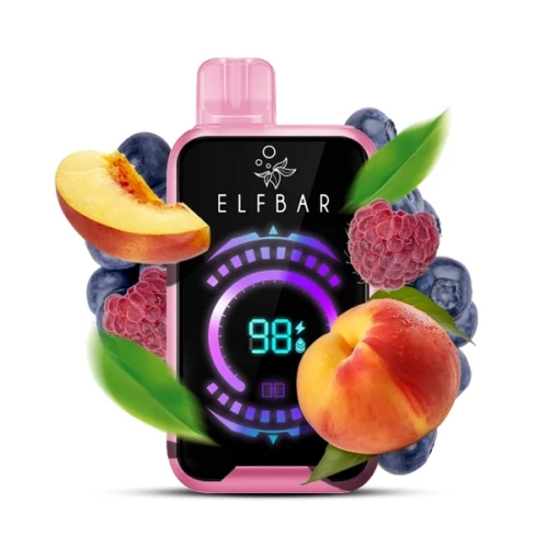 Одноразова Електронна Сигарета Elf Bar FS Peach Berry (Персик Ягоди) (18000 Затяжок) купить
