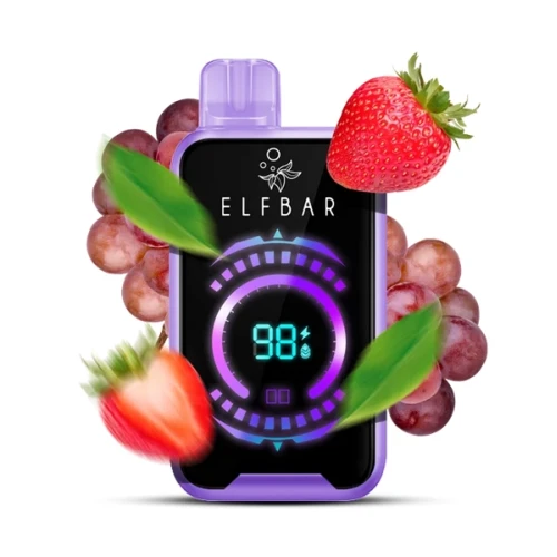 Одноразова Електронна Сигарета Elf Bar FS Strawberry Grape (Полуниця Виноград) (18000 Затяжок) купить