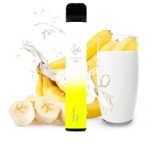 Одноразова Електронна Сигарета Elf Bar Banana Milk (Бананове Молоко) (2000 Затяжок) купить