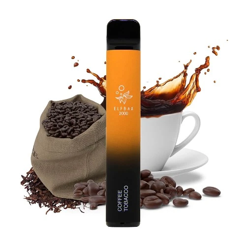 Одноразова Електронна Сигарета Elf Bar Coffee Tobacco (Кава Тютюн) (2000 Затяжок) купить