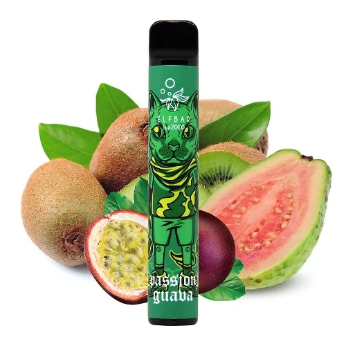 Одноразовая Электронная Сигарета Elf Bar Lux Kiwi Passion Fruit Guava (Киви Маракуйя Гуава) (2000 Затяжек) купить