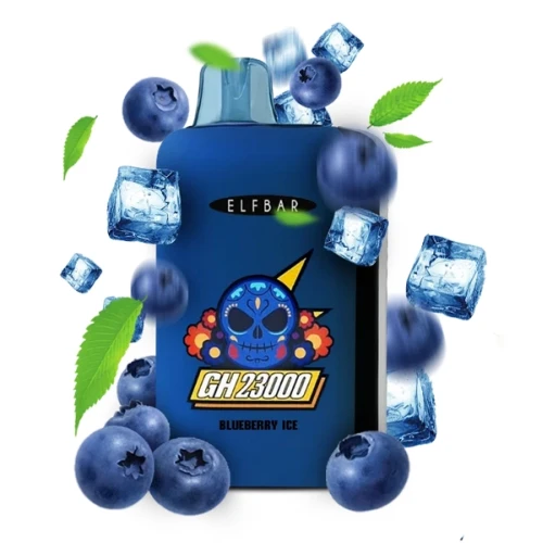 Одноразовая Электронная Сигарета Elf Bar GH Blueberry Ice (Черника Лёд) (23000 Затяжек) купить