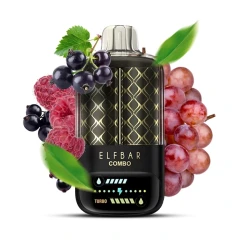 Одноразова Електронна Сигарета Elf Bar Combo Blackcurrant Raspberry Grape (Чорна Смородина Малина Виноград) (25000 Затяжок) купить