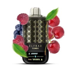 Одноразова Електронна Сигарета Elf Bar Combo Blueberry Sour Raspberry Cherry (Чорниця Кисла Малина Вишня) (25000 Затяжок) купить