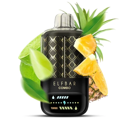 Одноразовая Электронная Сигарета Elf Bar Combo Lime Pineapple (Лайм Ананас) (25000 Затяжек) купить