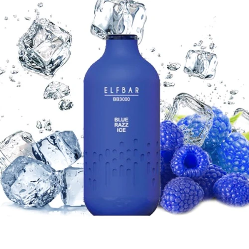 Одноразова Електронна Сигарета Elf Bar BB Blue Razz Ice (Блакитна Малина Лід) (3000 Затяжок) купить