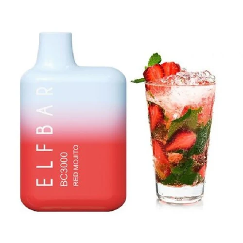 Одноразова Електронна Сигарета Elf Bar BC Red Mojito (Червоне Мохіто) (3000 Затяжок) купить