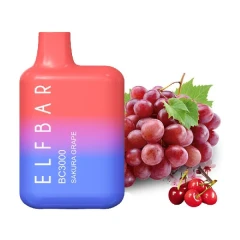 Одноразова Електронна Сигарета Elf Bar BC Sakura Grape (Сакура Виноград) (3000 Затяжок) купить